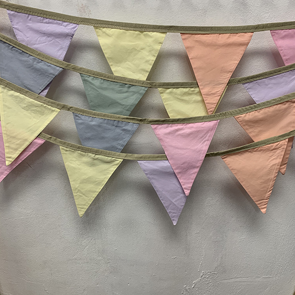 Mixed Soft Pastels Bunting