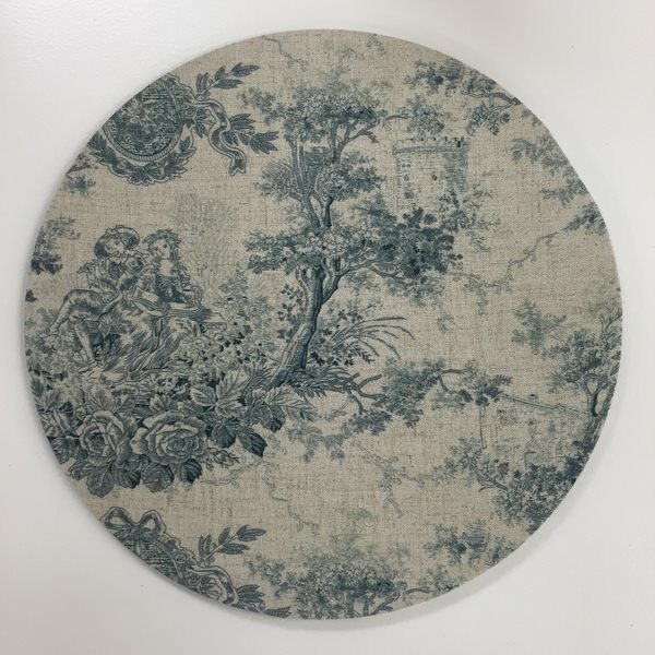 Baseplates Teal Toile