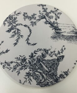 Baseplates Navy Toile