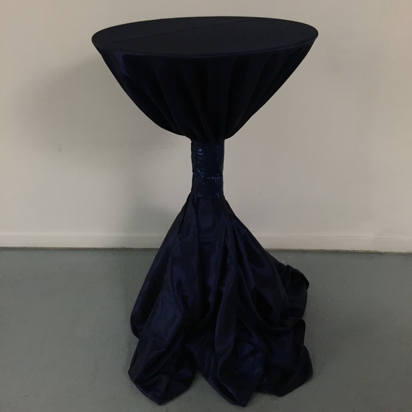 Navy Sequin Cocktail Table Detail - Image 2