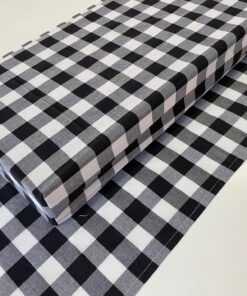 Alternative view of Black White Check Runners