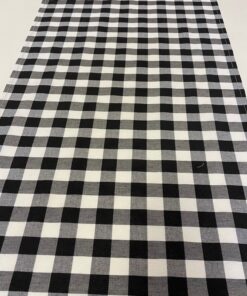 Black White Check Runners