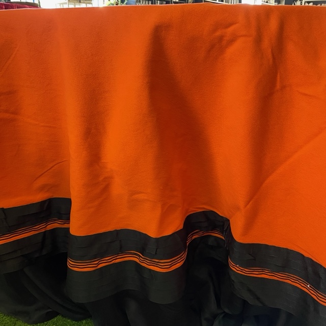 Orange Xhosa Traditional Tablecloths