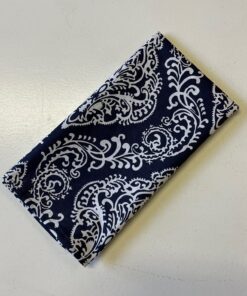 Navy Damask Serviettes