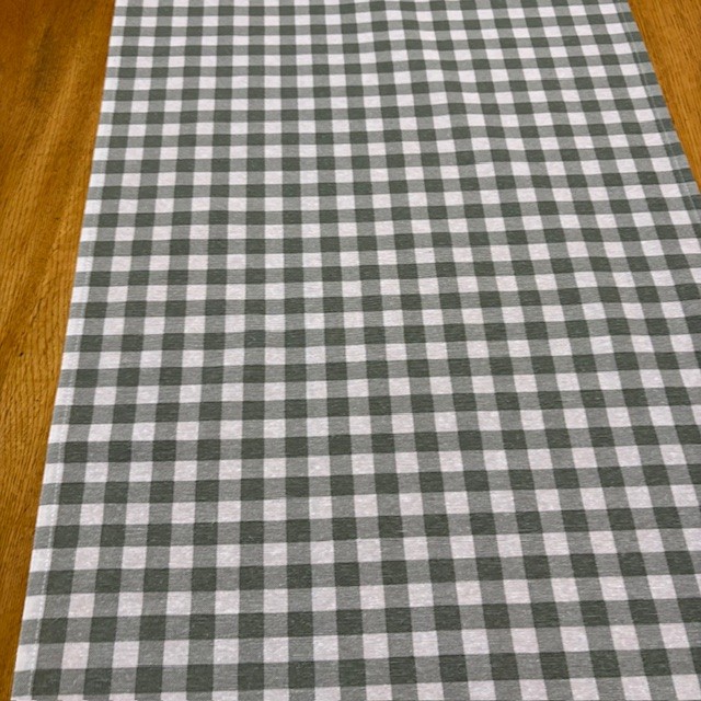 Sage Green Med Check Runners